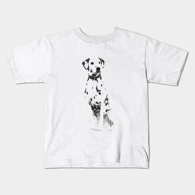 Dalmatian dog Kids T-Shirt by Creative at home